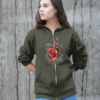 zipper hoodies for ladies